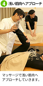 腰痛施術４
